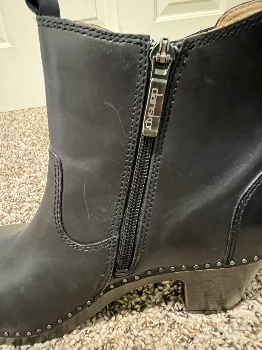 Dansko Shayna Boot black leather sz38 - Picture 4 of 10